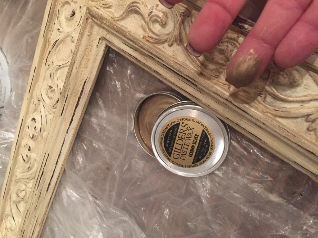 Using dark wax to give your project an antique look